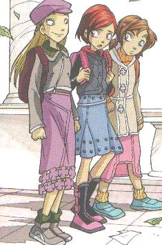 Cornelia,Will,Irma jdou do školy